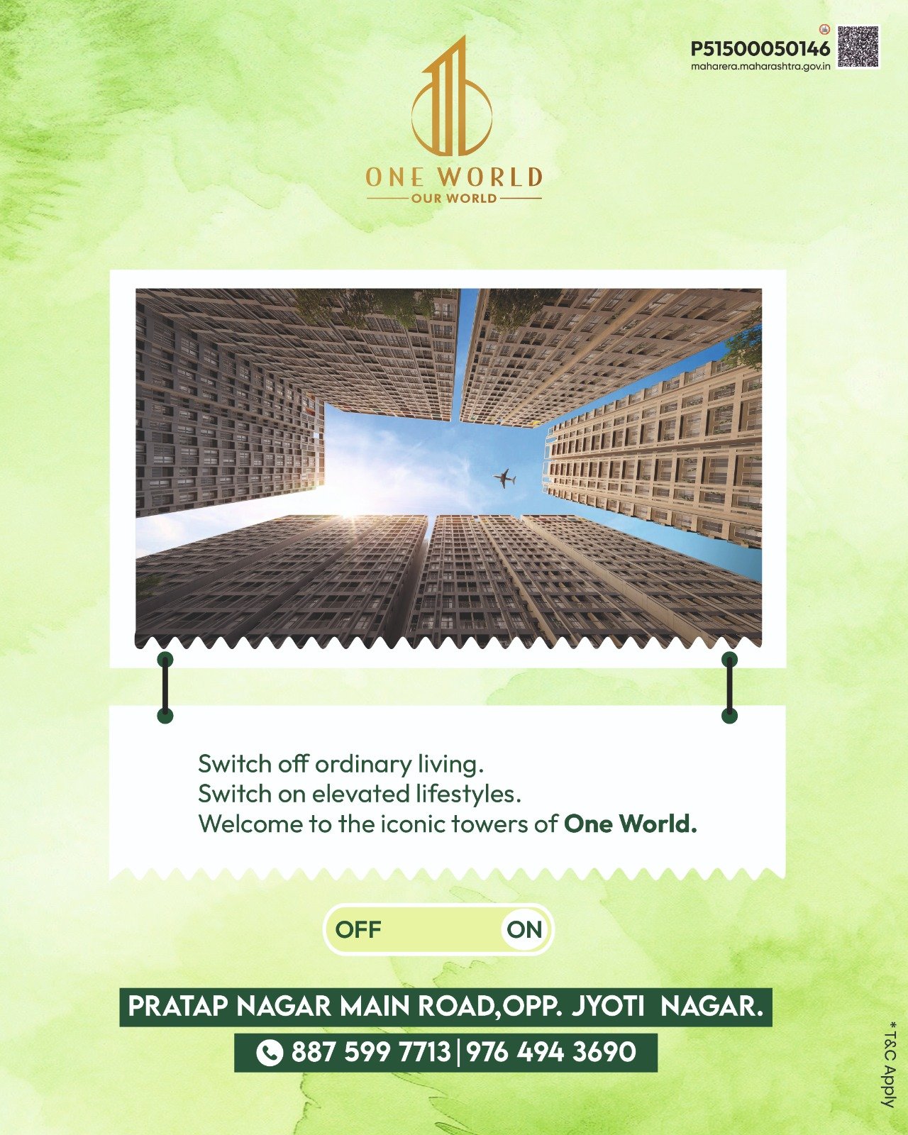 Dream World live with energy social media creative